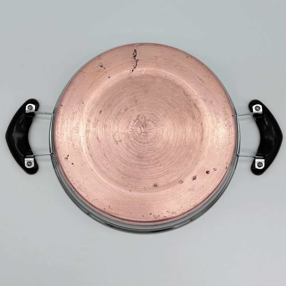Presto Pride Skillet 18-8 Stainless Steel 11 inch Copper Bottom Vintage Pan